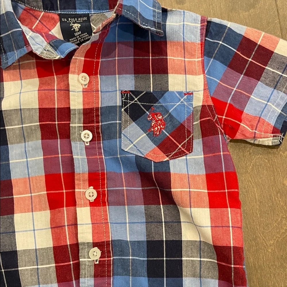 2pc Dress shirt and Pants outfit 18M